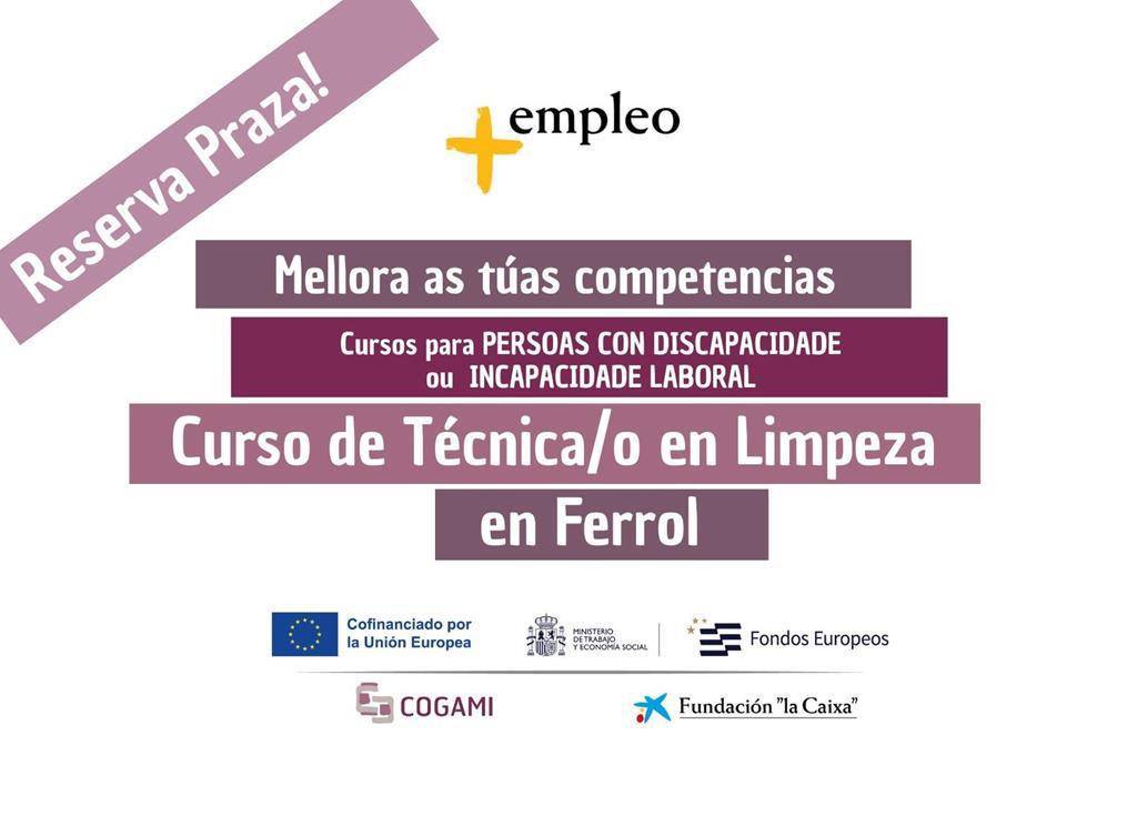 Ferrol: Curso de Técnica/o de Limpieza 