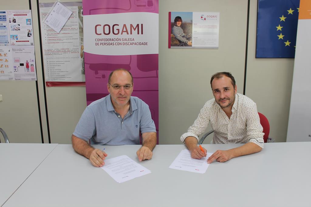 COGAMI e I-Radia Crea asinan un convenio de colaboración para fomentar a accesibilidade no Festival Ribeira Sacra