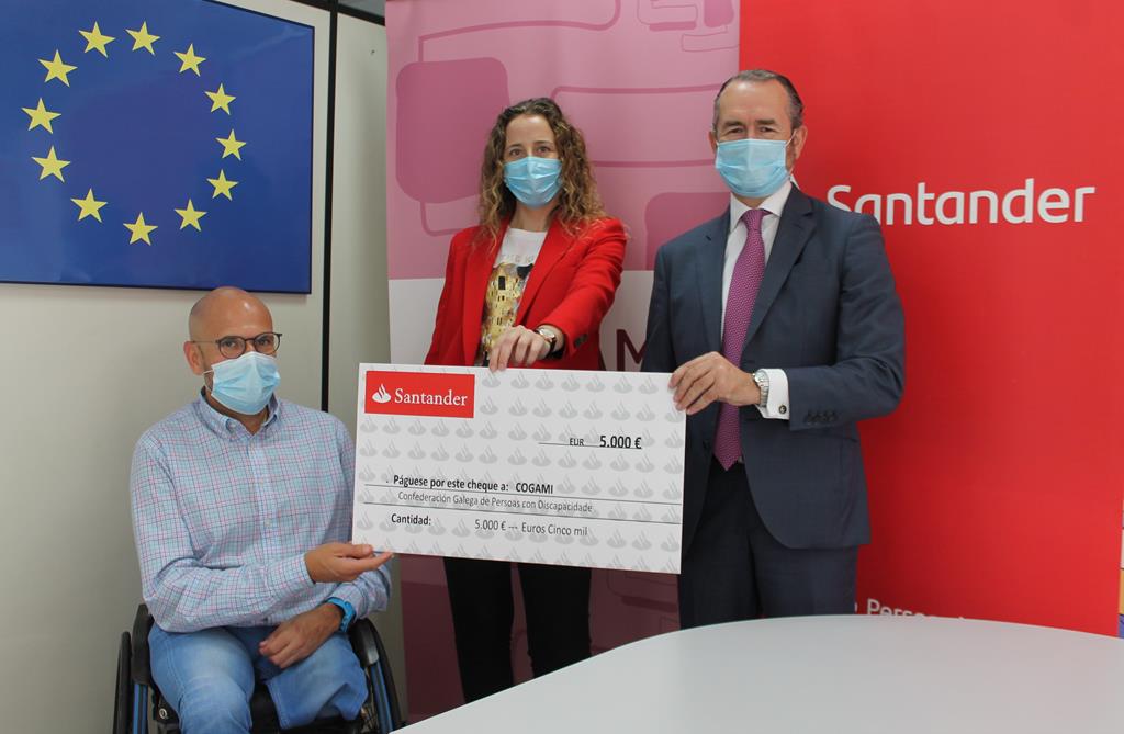 COGAMI recibe o apoio da Fundación Banco Santander para afrontar os efectos do COVID-19 