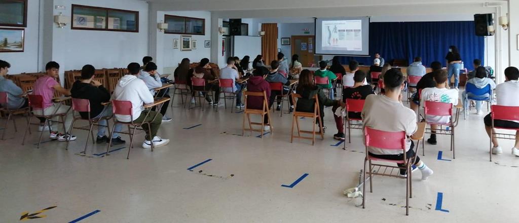 COGAMI imparte charla de prevención de lesión medular no centro escolar Colexio Vigo