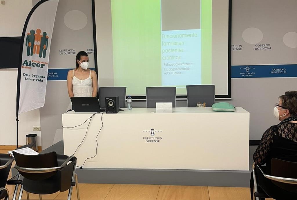 A Federación ALCER Galicia imparte obradoiro sobre a dinámica familiar na enfermidade renal 