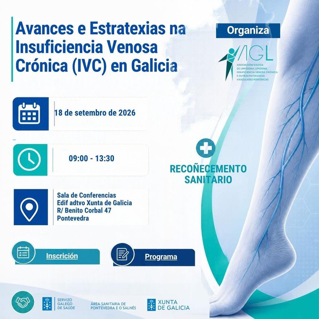 AGL organiza jornadas sobre Insuficiencia venosa Crónica