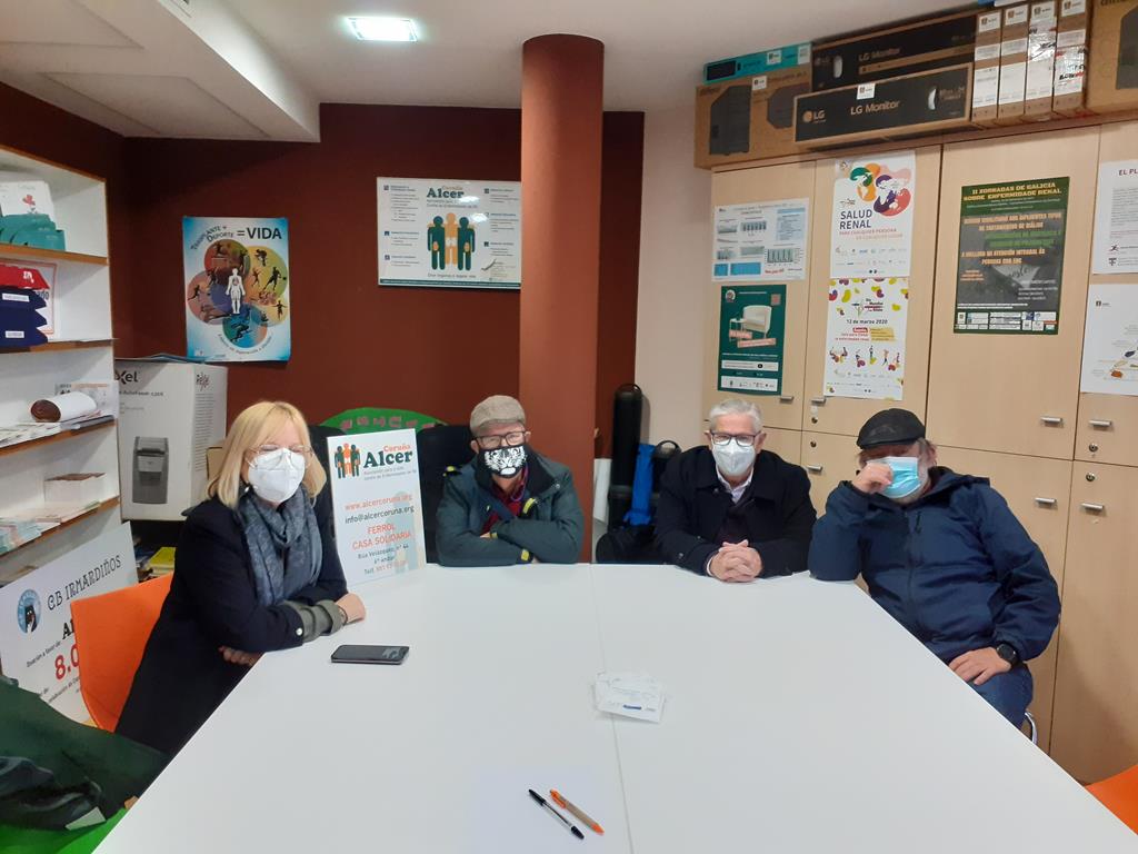 Alcer Coruña levou a cabo tres xuntanzas con persoas con enfermidade renal crónica e familias