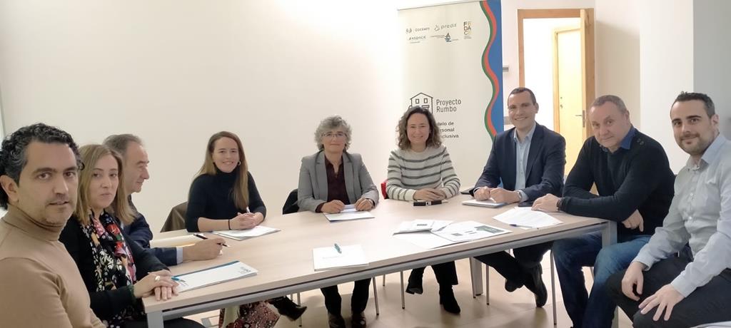 COGAMI, ASPACE Galicia, Autismo Galicia e FEGADACE presentan o proxecto Rumbo na Consellería de Política Social