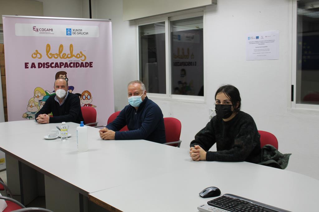 A Federación COGAMI Coruña conta con tres persoas traballadoras a través do programa de Cooperación