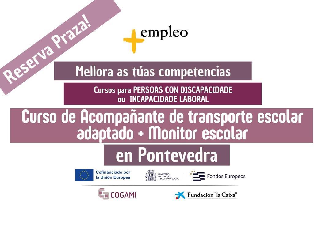 Pontevedra: Curso de Acompañante de transporte escolar adaptado + Monitor escolar