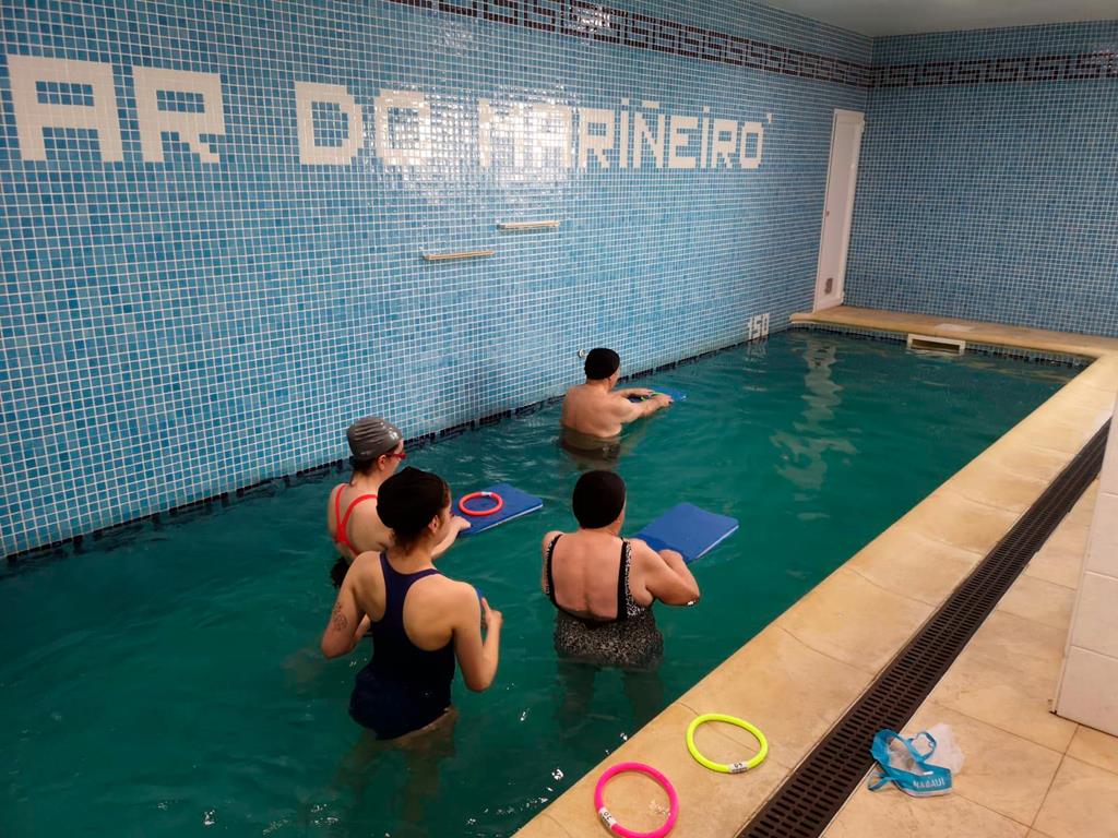 A asociación A Mariña COGAMI inicia con fisioterapia acuática o programa de actividades programado para este ano