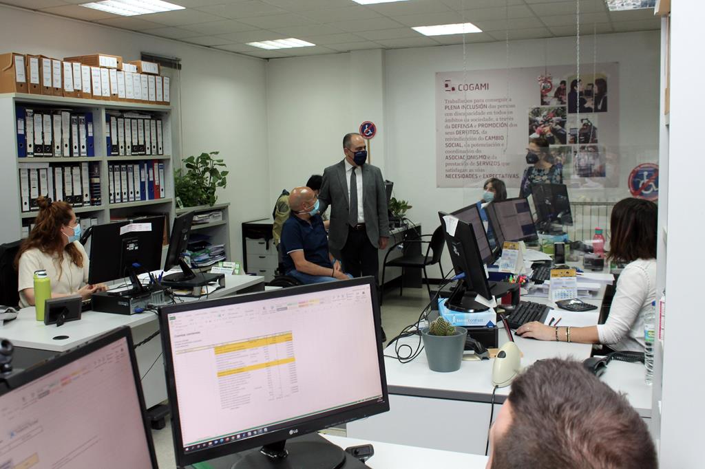 A Xunta apoia os programas de inclusión laboral de COGAMI e ACADAR 