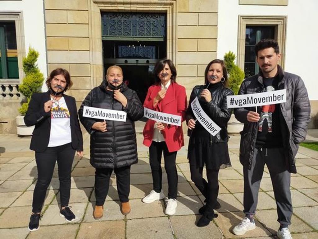 Vilagarcía únese para visibilizar o cancro de próstata e de testículo a través do movemento Movember