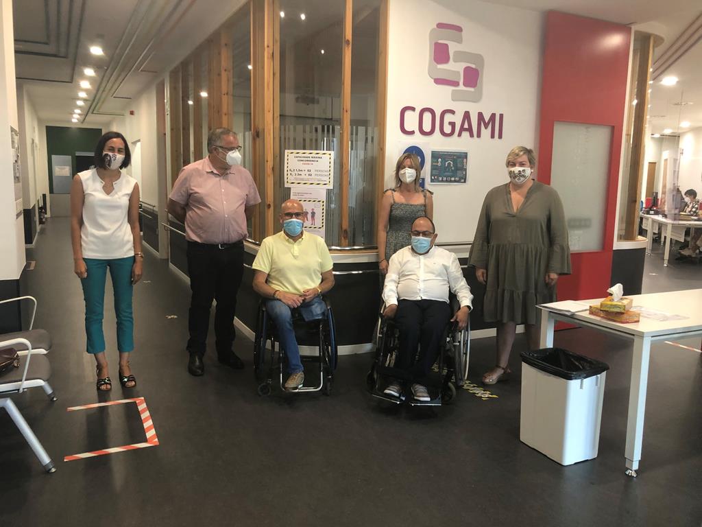 COGAMI e a Federación COGAMI Pontevedra reciben a visita da Deputación de Pontevedra aos servizos que prestan ás persoas con discapacidade