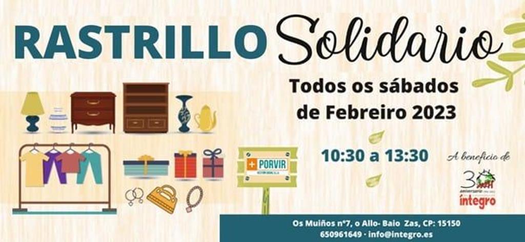 Íntegro organiza mercadiños solidarios con produtos reciclados durante os sábados do mes de febreiro