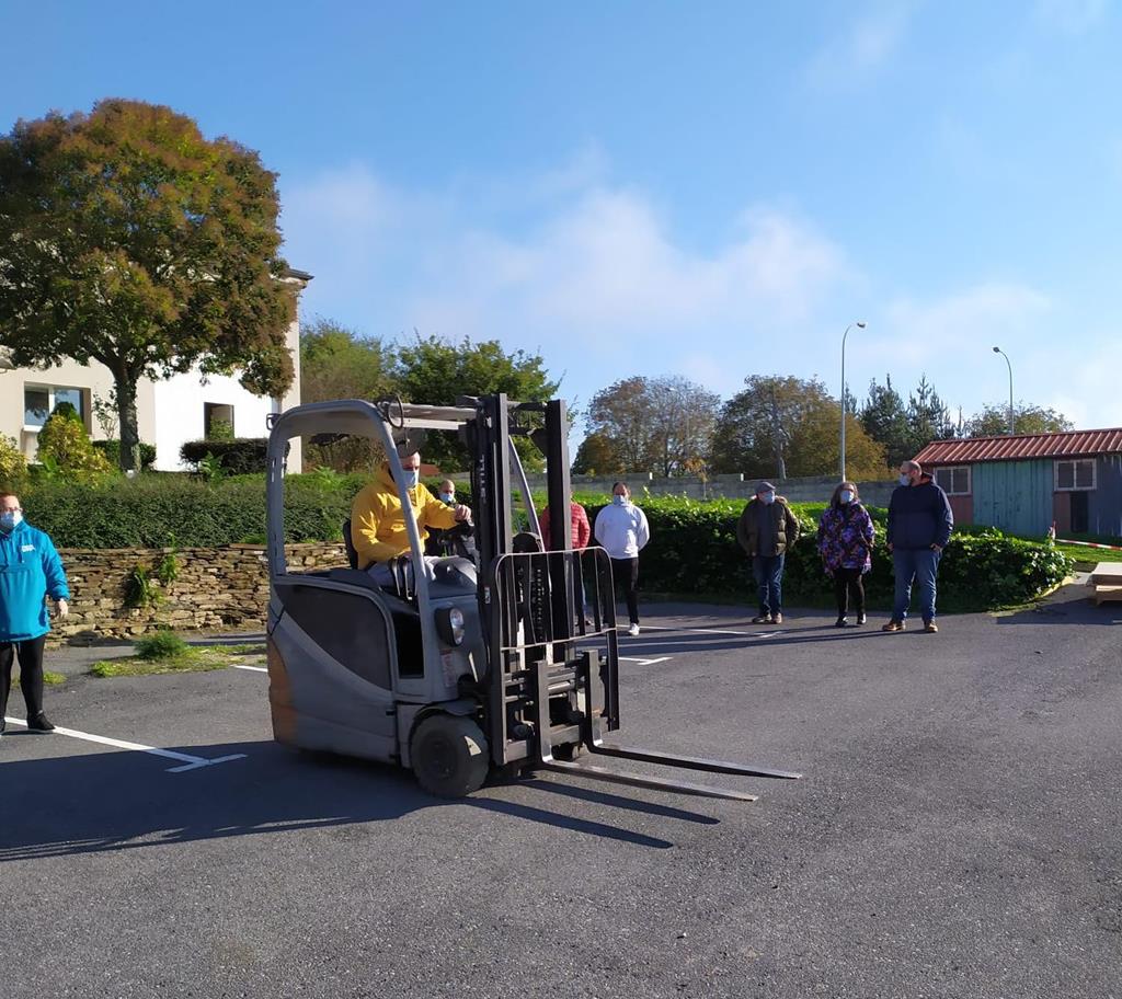 COGAMI finaliza en Lugo un curso de manexo de maquinaria de manutención dirixido a persoas con discapacidade